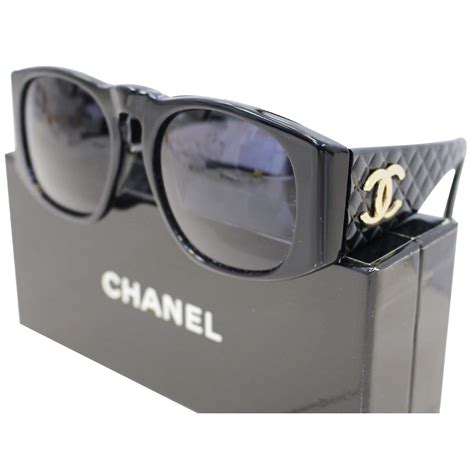 chanel black bead sunglasses|cheap authentic chanel sunglasses.